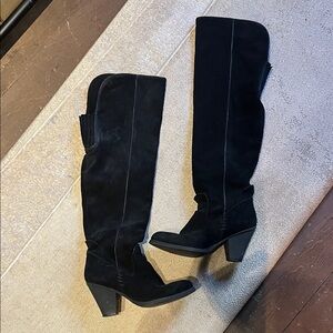 Black Suede Boots